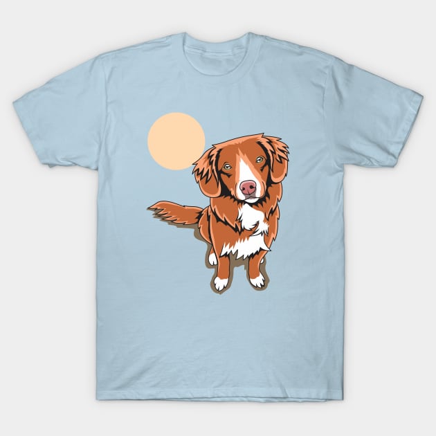 Your Best Friend Nova Scotia Duck Tolling Retriever T-Shirt by welovetollers